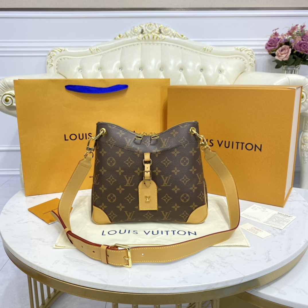 Louis Vuitton ODEON PM Handbag Monogram M45354 Natural